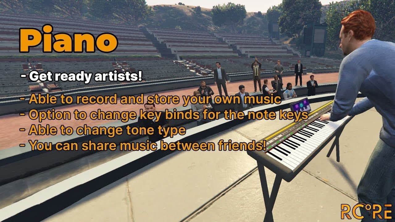 FiveM Piano | Networked Music!