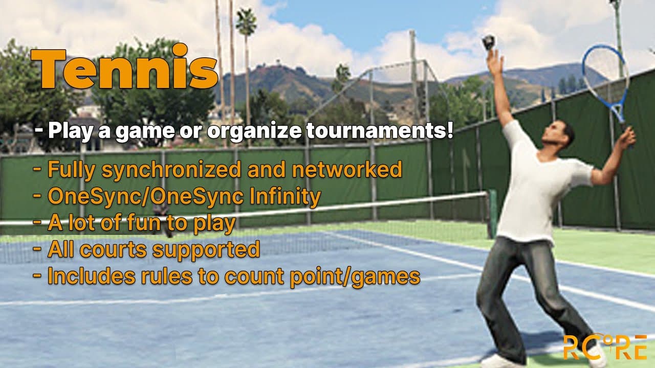 FiveM Tennis script for QBCore, ESX & Standalone