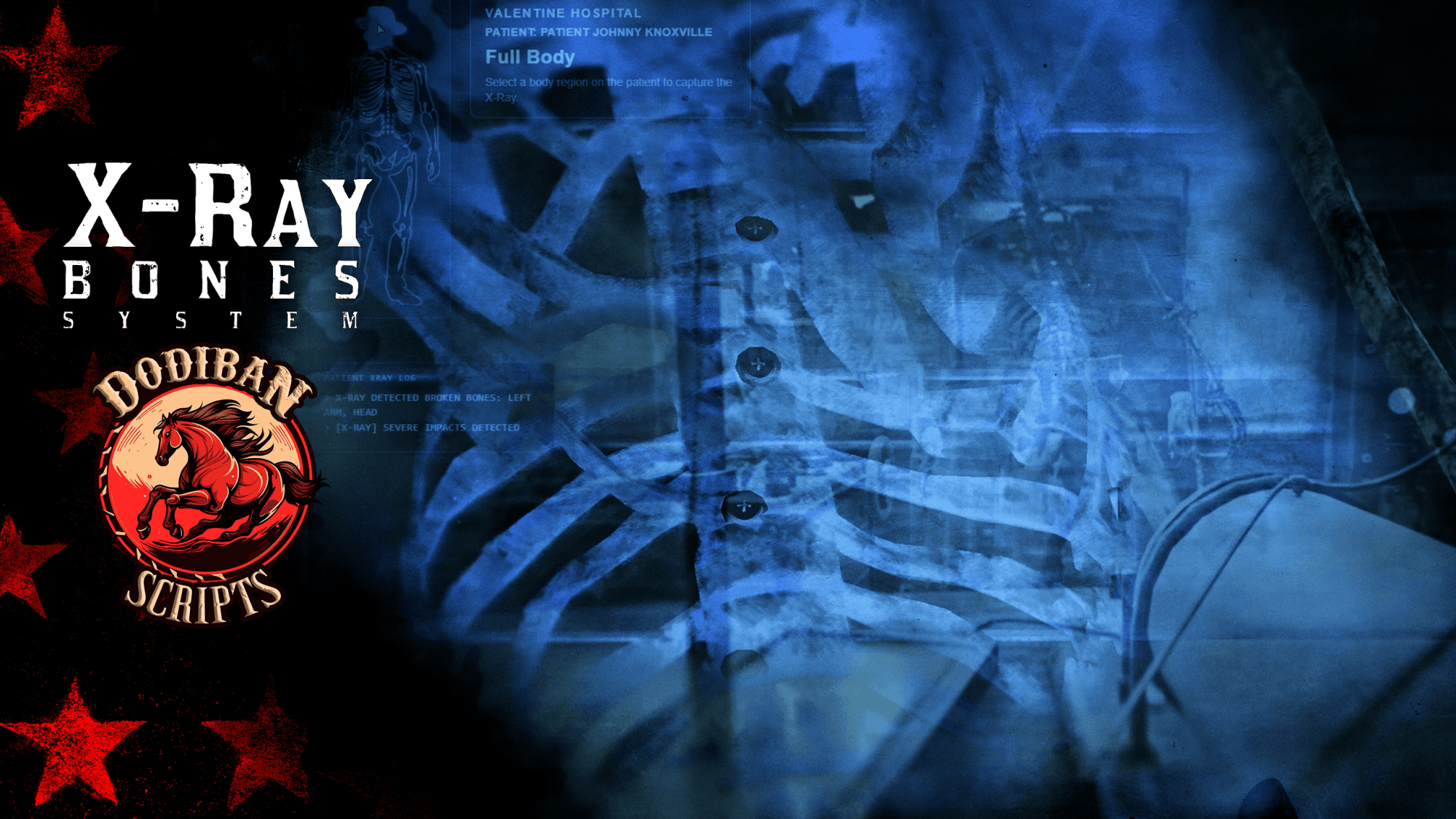 X-Ray Bones System Remake| RedM | OPENSOURCE