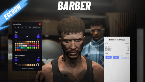VMS Barber (Escrow)