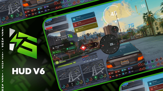 HUD V6 ESCROW QBCORE ESX QBOX