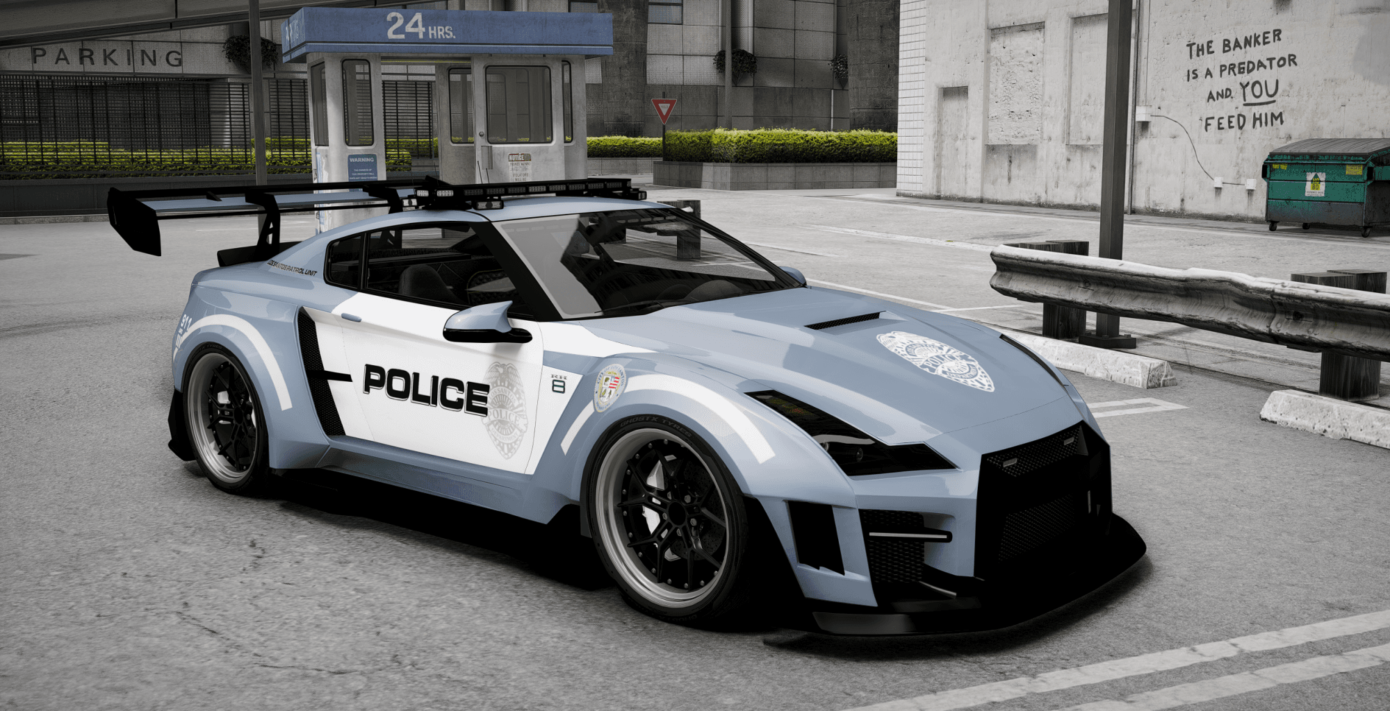 Annis Elegy WB Robot - US Police  - 4 Department Liveries - ELS
