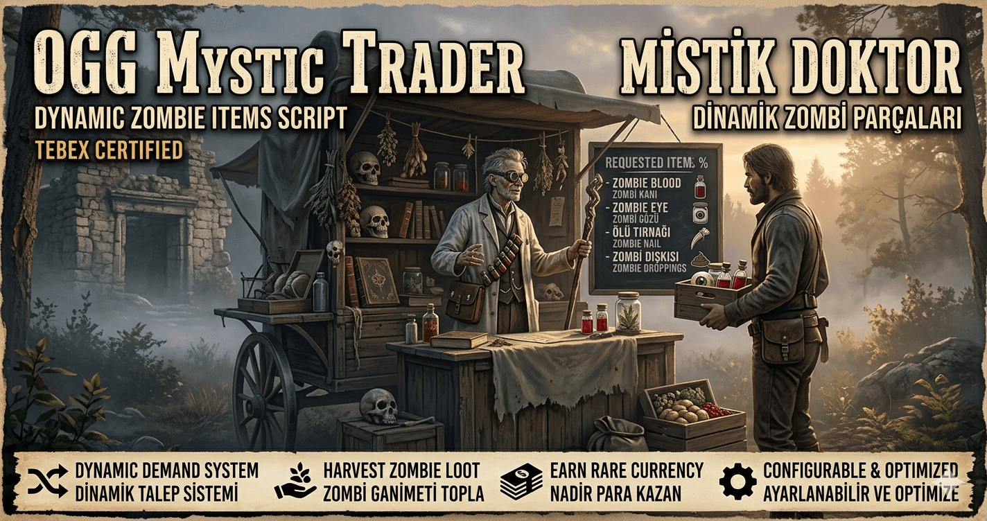 OGG Mystic Trader Demand - Dynamic Zombie Item Trader