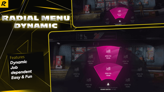 DYNAMIC RADIAL MENU