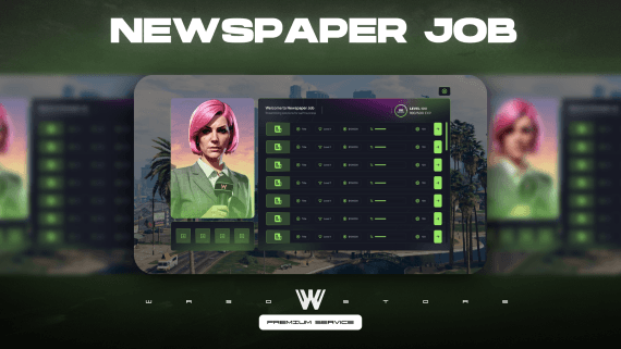 Multiplayer Newspaper Job