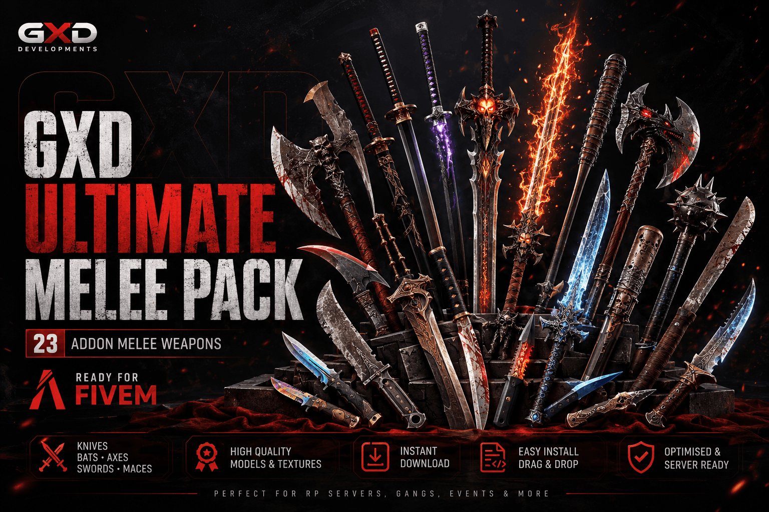 FiveM Weapon & Melee Asset | GXD