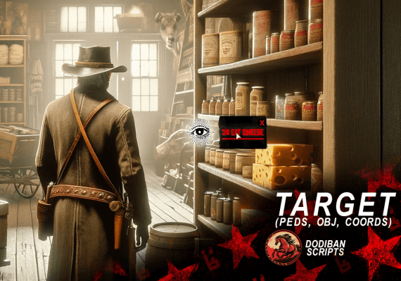 Target RedM Script - STANDALONE - Peds, obj, coords - Subscribe