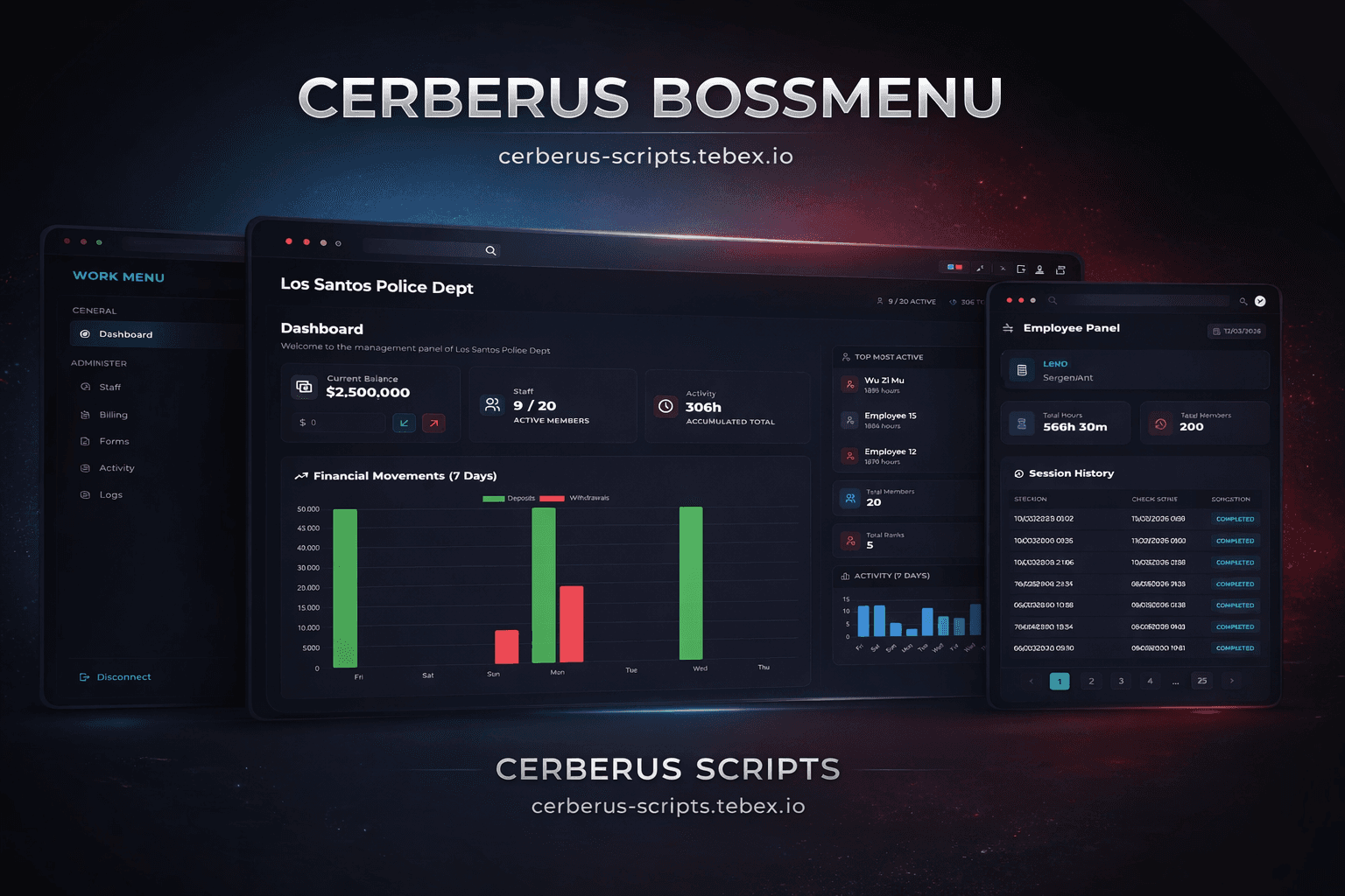 CERBERUS BOSSMENU