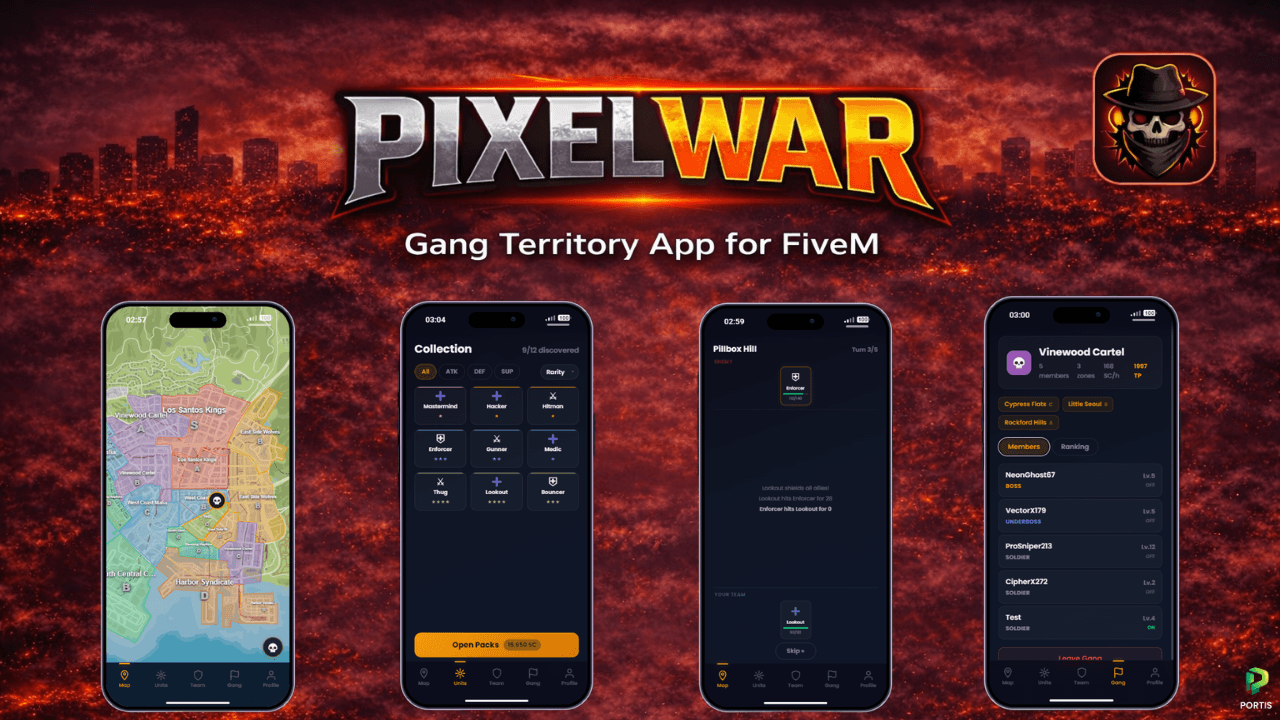 PixelWar | Gang Territory App