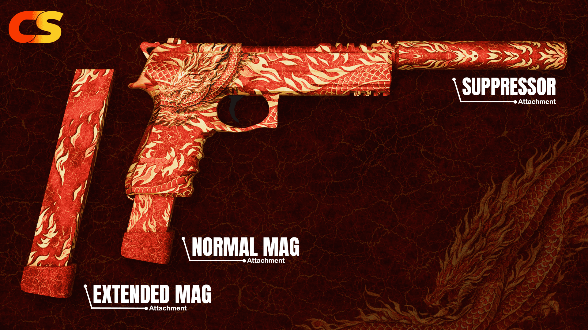 HELLFIRE DRAGON ( PISTOL MK2 )