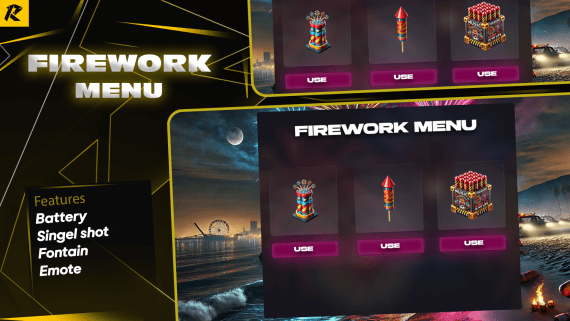 FIREWORK MENU OPEN SOURCE