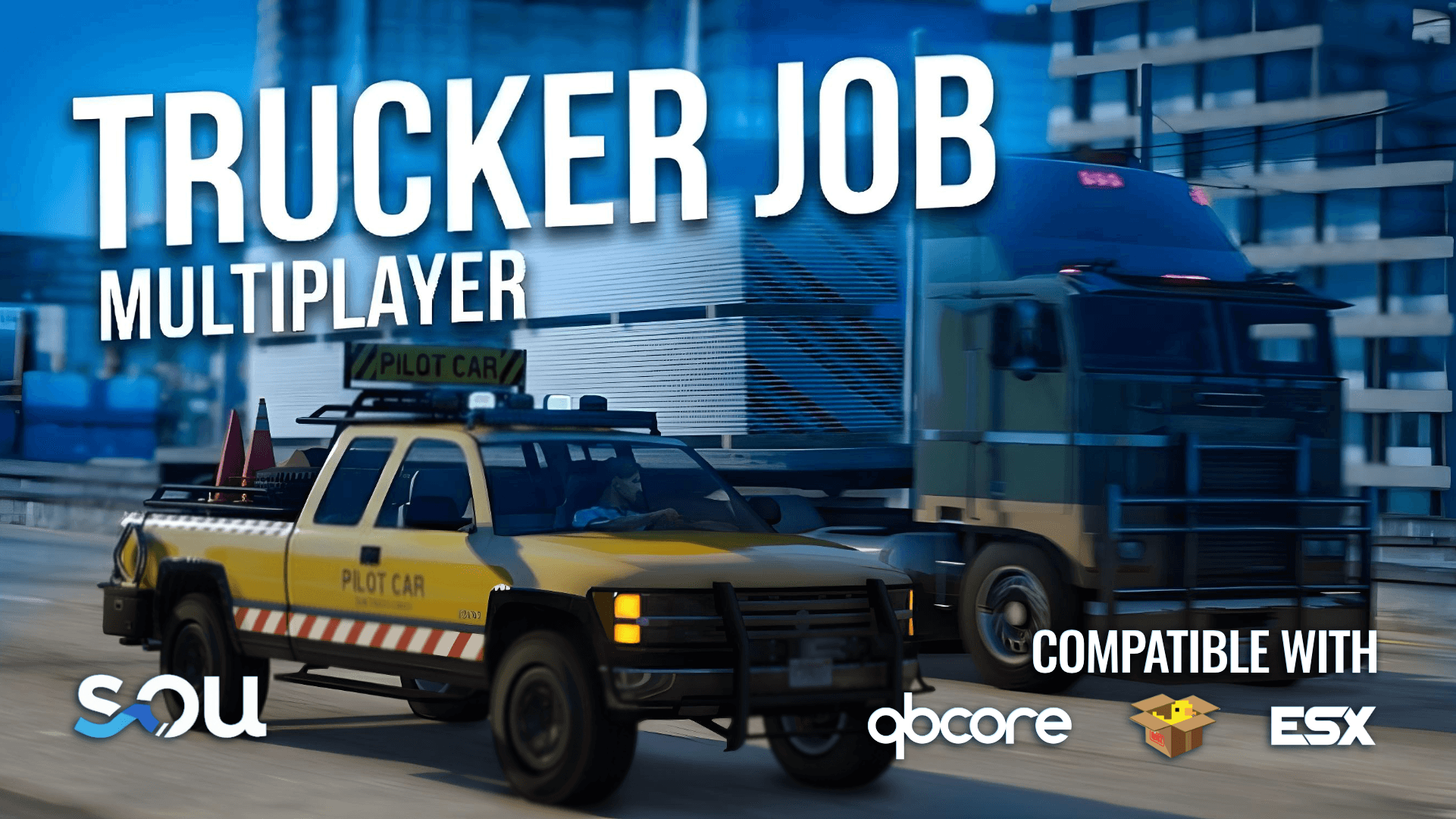 Multiplayer Trucker Job | + Custom MLO & Vehicle