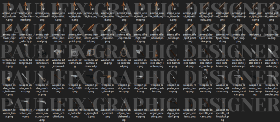 Colorful Weapons & Ammo Inventory Icons by Paulifix #1