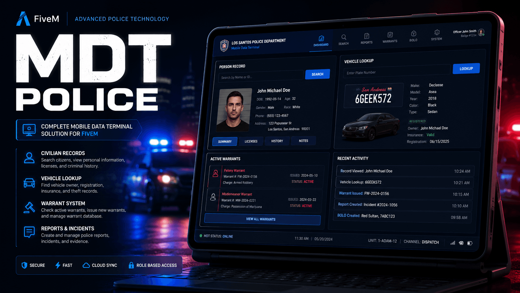 MDT Police | FiveM Script