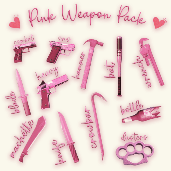 Valentines Pink Simple Pack
