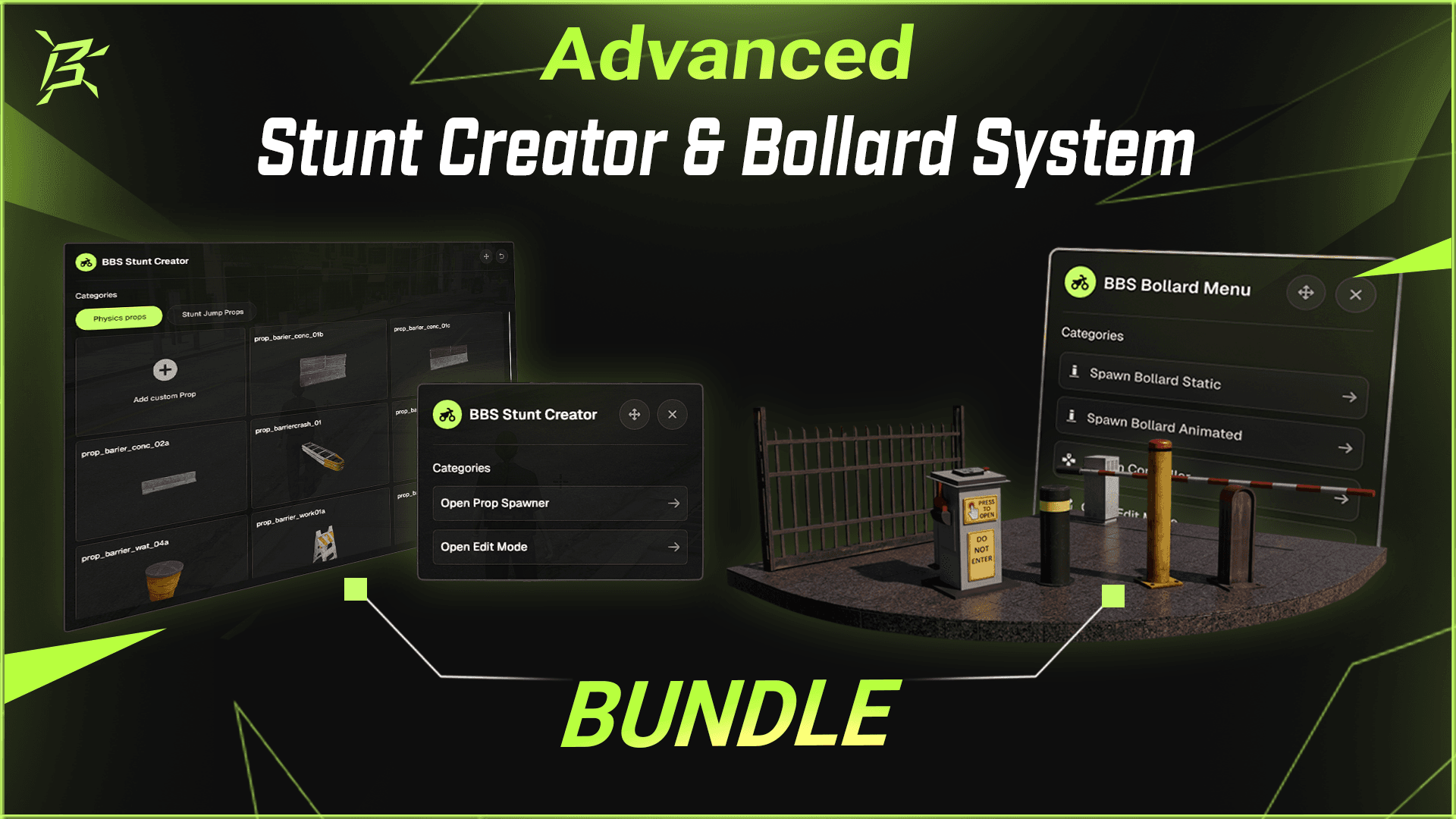 Advanced Stunt Creator & Advanced Bollard System (BUNDLE)