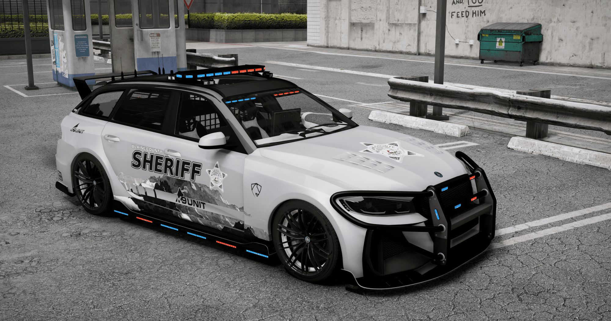 Ubermacht Stratos RS - US Police  - Marked / Unmarked - 4 Department Liveries - NON ELS