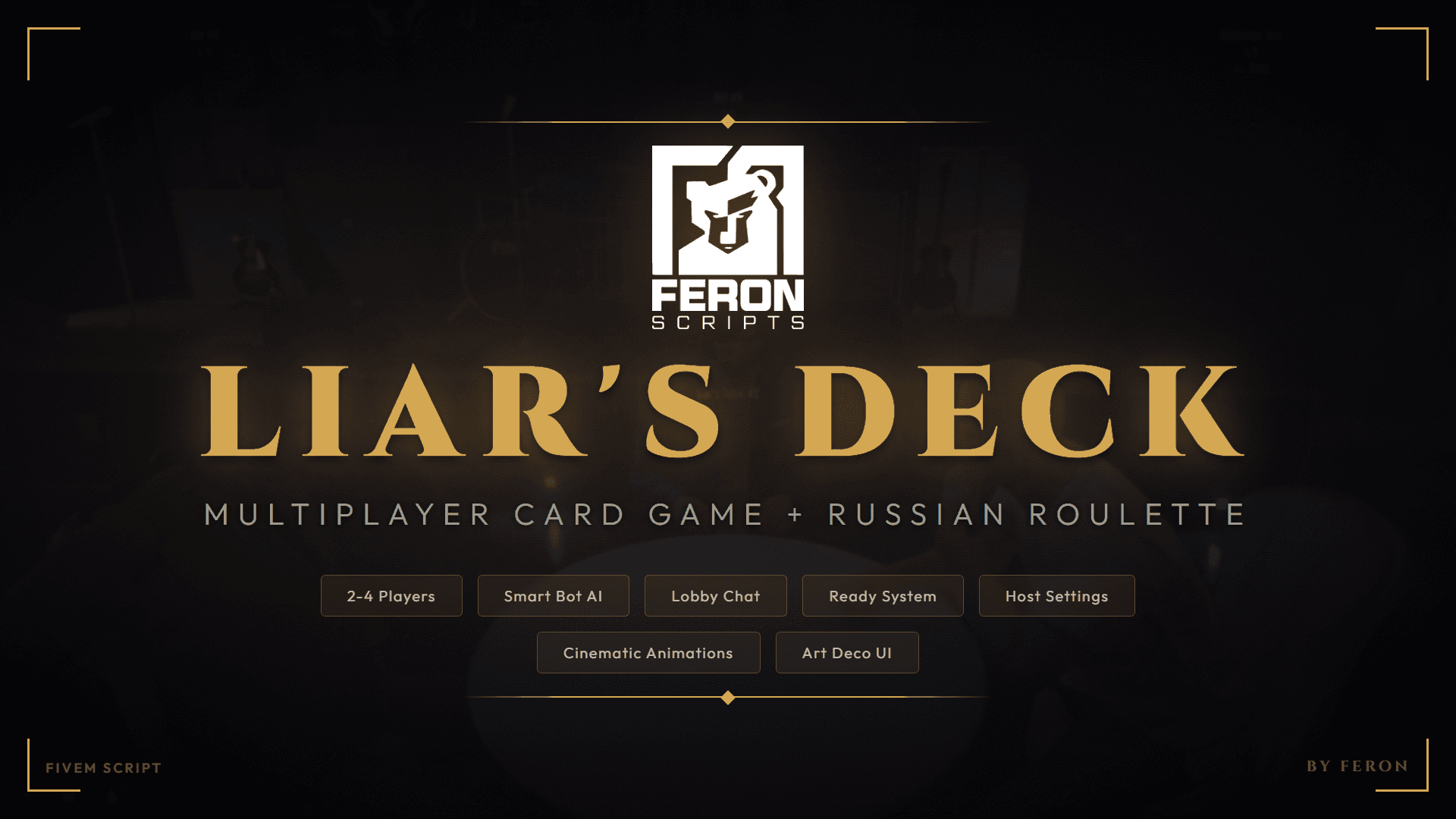 QB/QBOX Liar's Deck - Multiplayer Card Game + Russian Roulette ESCROW
