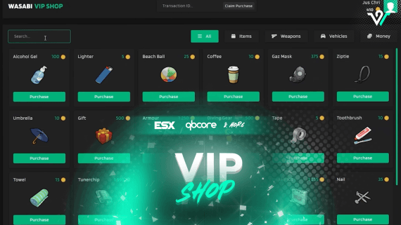 VIP Coin Shop