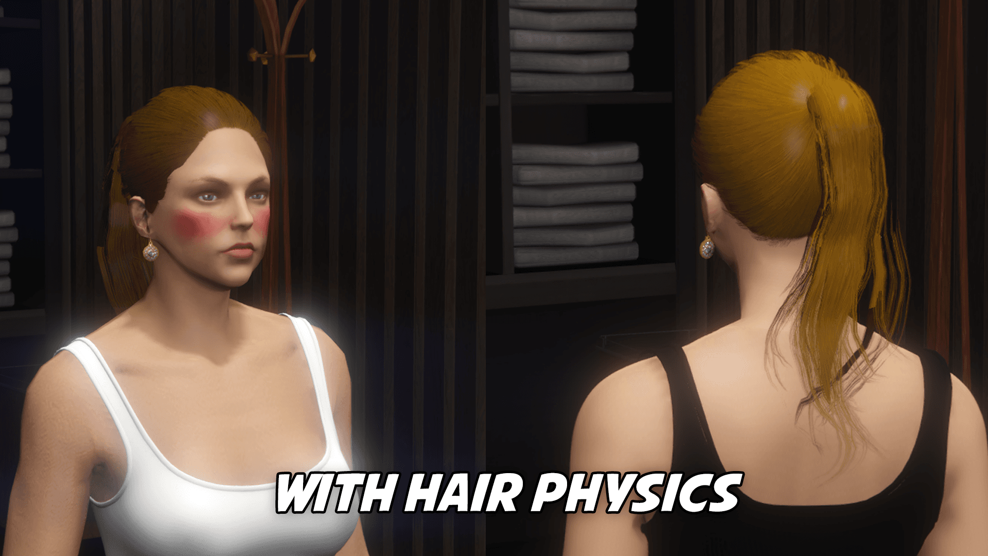 Tight High Ponytail (+Physics)