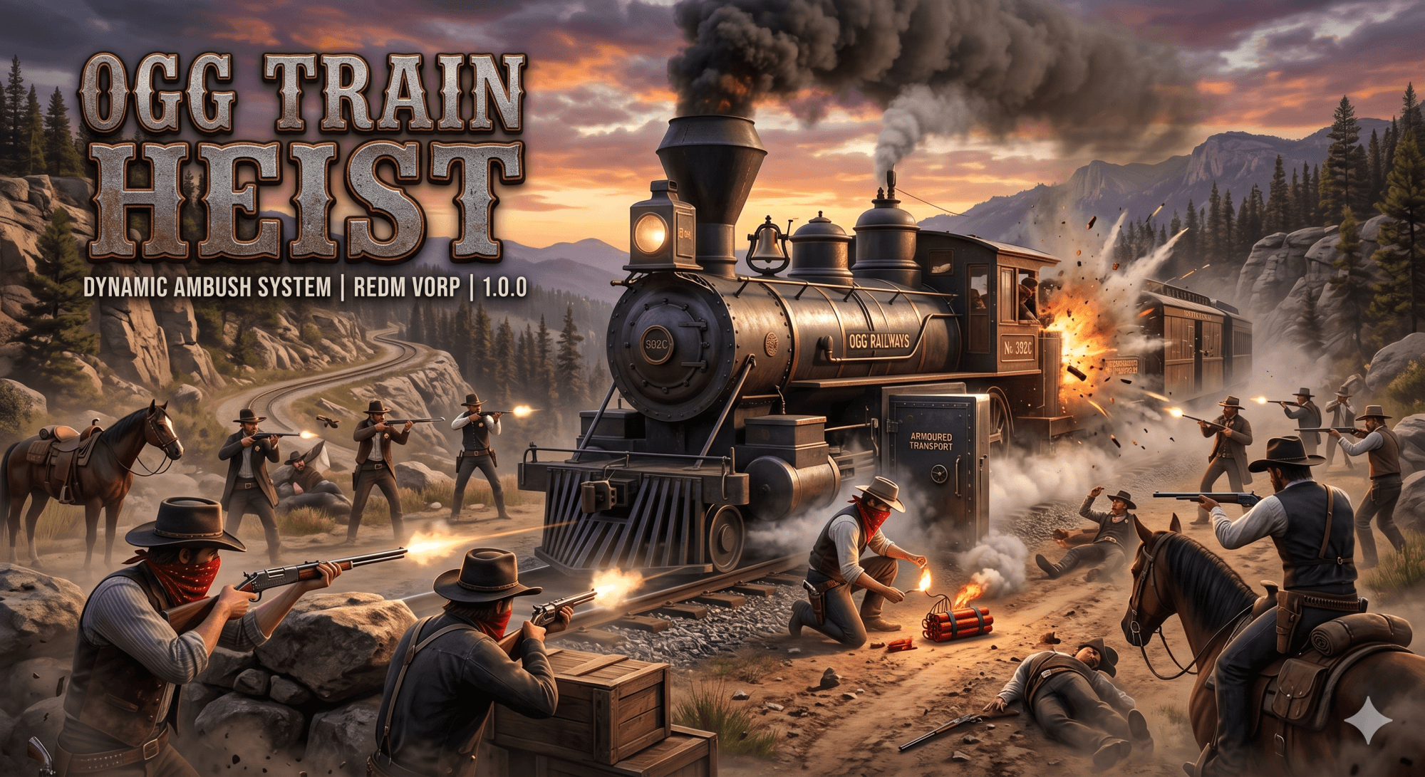 OGG Train Heist - The Ultimate Wild West Robbery Experience