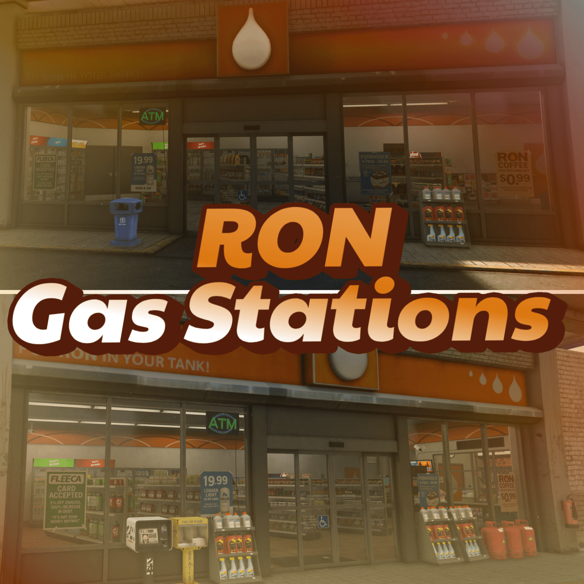 RON Gas stations