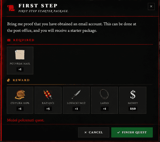 Quest System | RedM / VORP