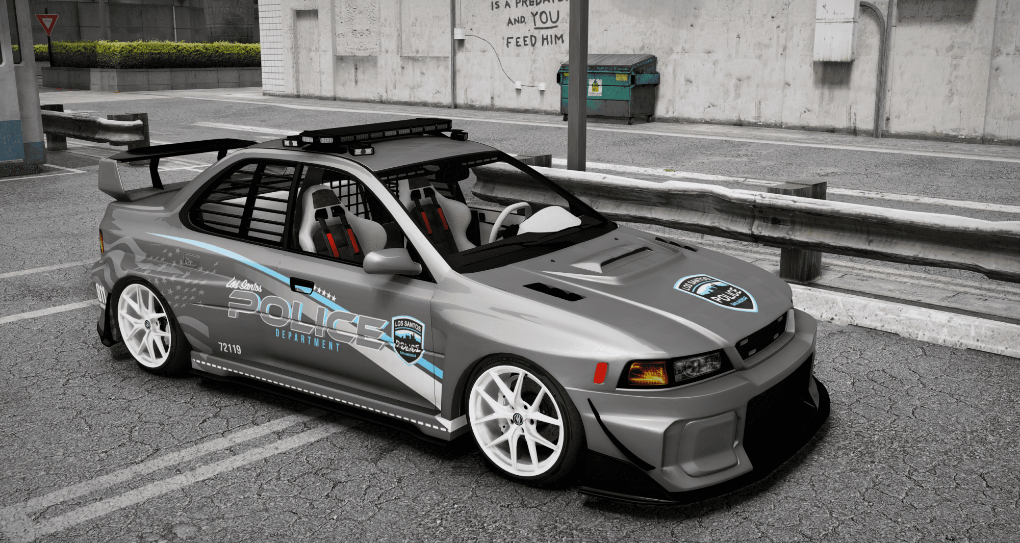 Karin Sultan Obsidian X Aero Widebody - US Police  - 4 Department Liveries - ELS
