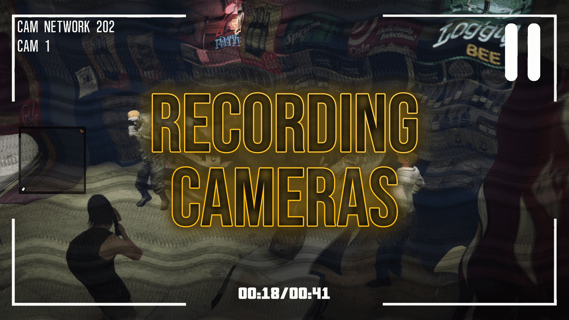 Recording Security Cameras with Playback & Rewind