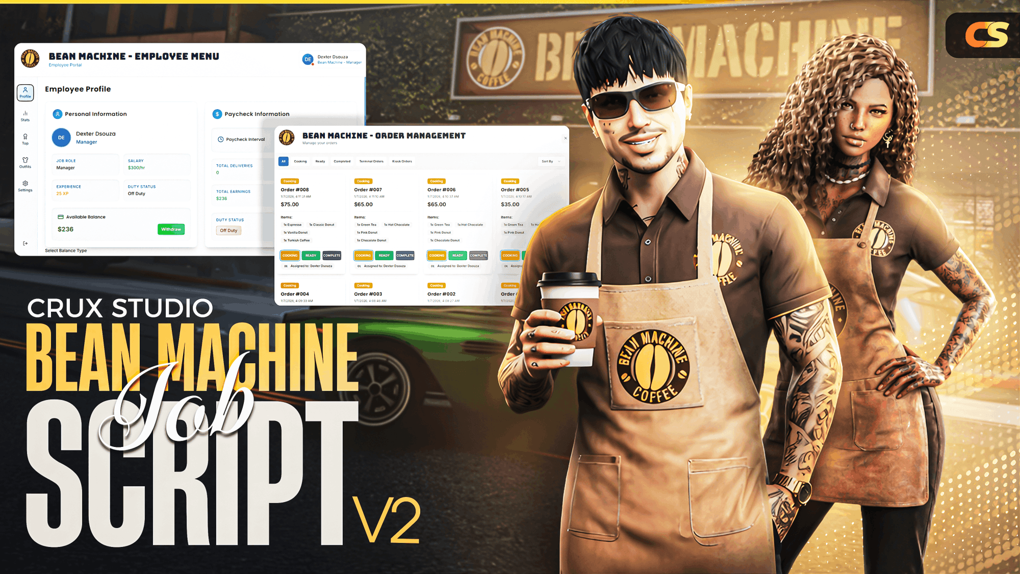 BEAN MACHINE JOB V2