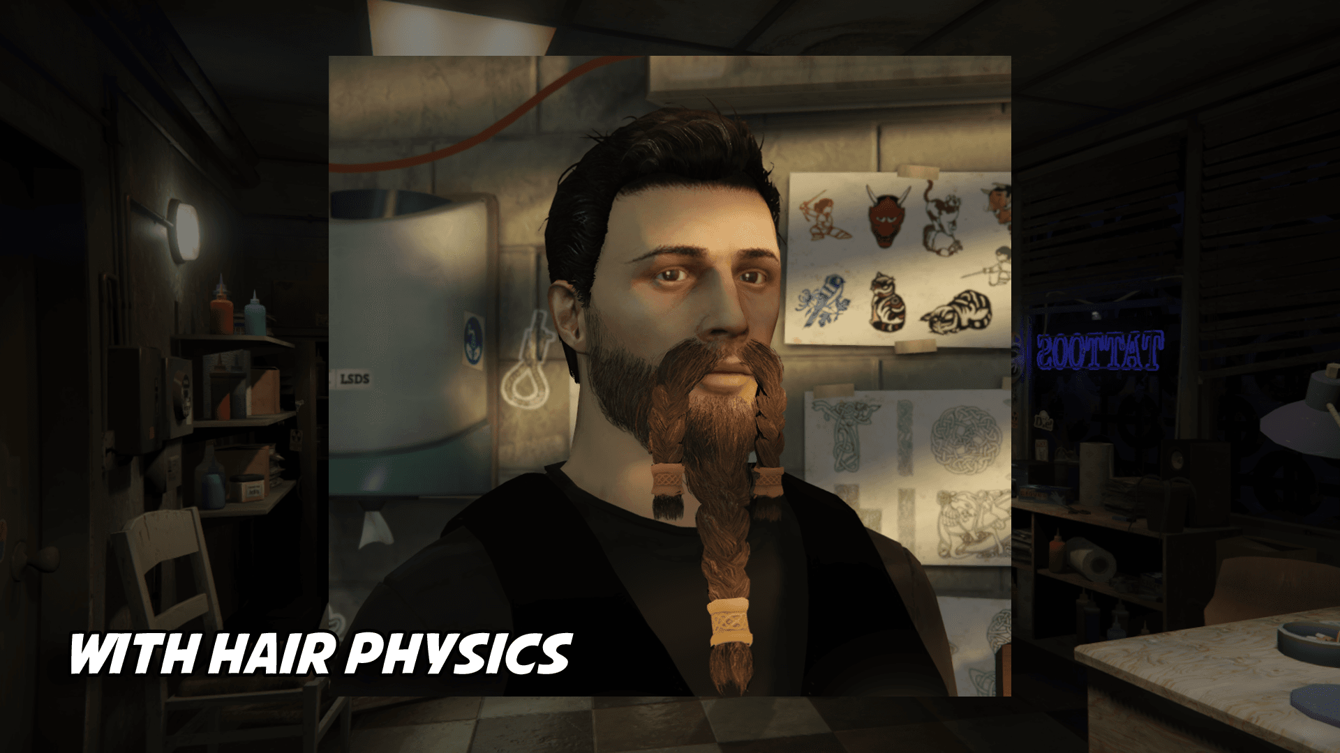 Full Viking Beard (+Physics)