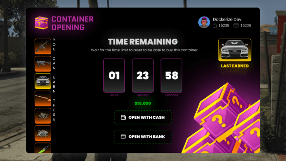 QB/QBOX Timed Container Opening OPEN SOURCE