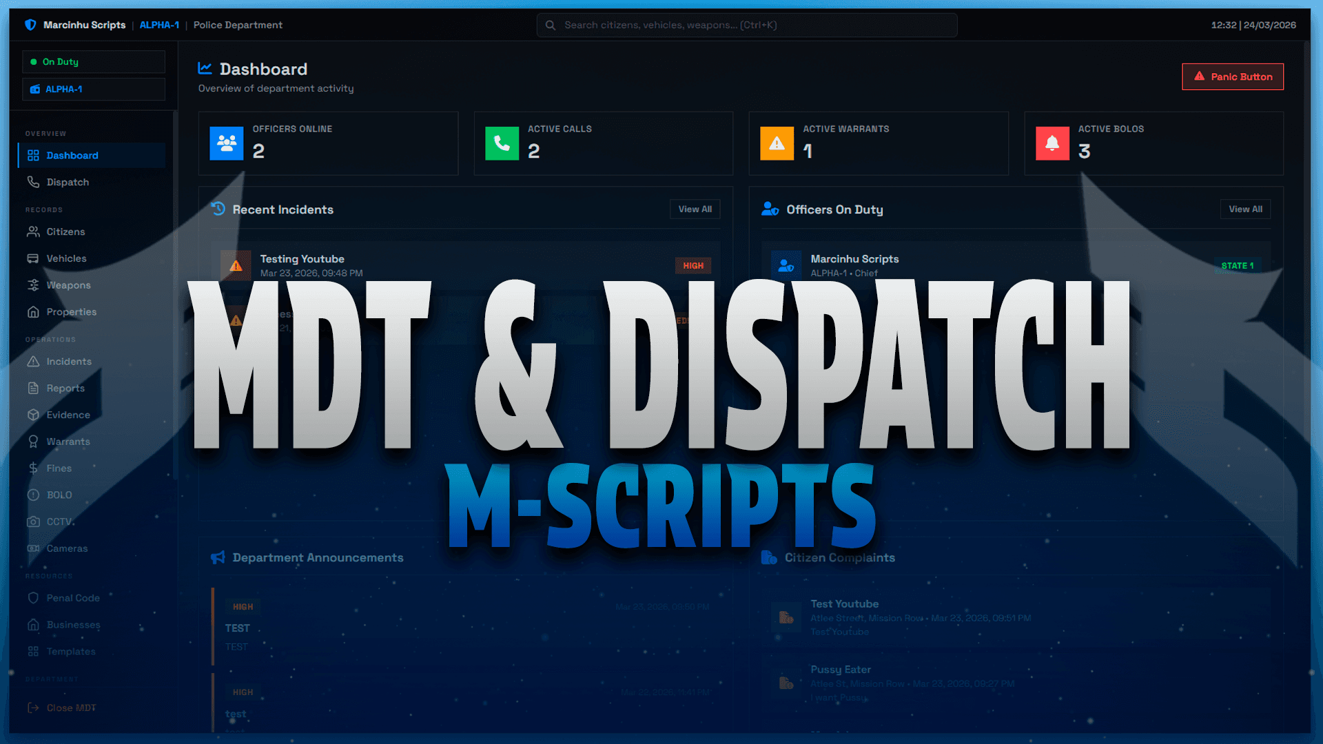 ADVANCED MDT & DISPATCH