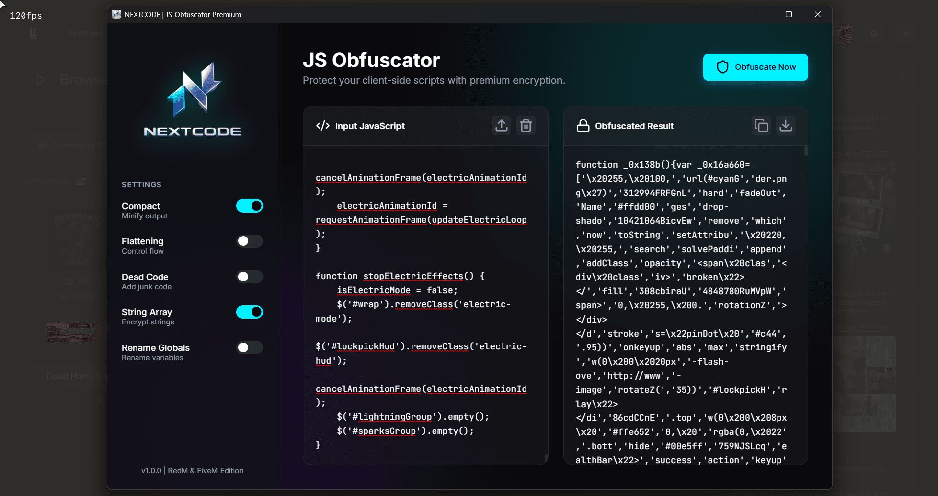 NEXTCODE JS Obfuscator