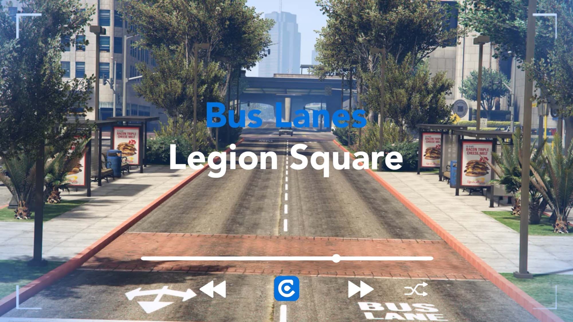 CC Legion Square Bus Lanes