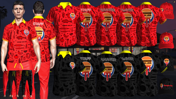 Burger Uniform 1 (Male + Female)