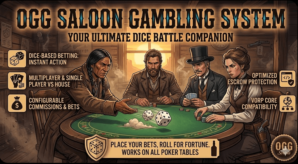 OGG SALOON GAMBLING SYSTEM