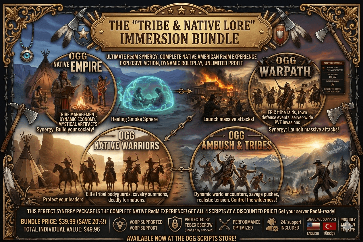 The "Tribe & Native Lore" Immersion Bundle | Ultimate Native American RP