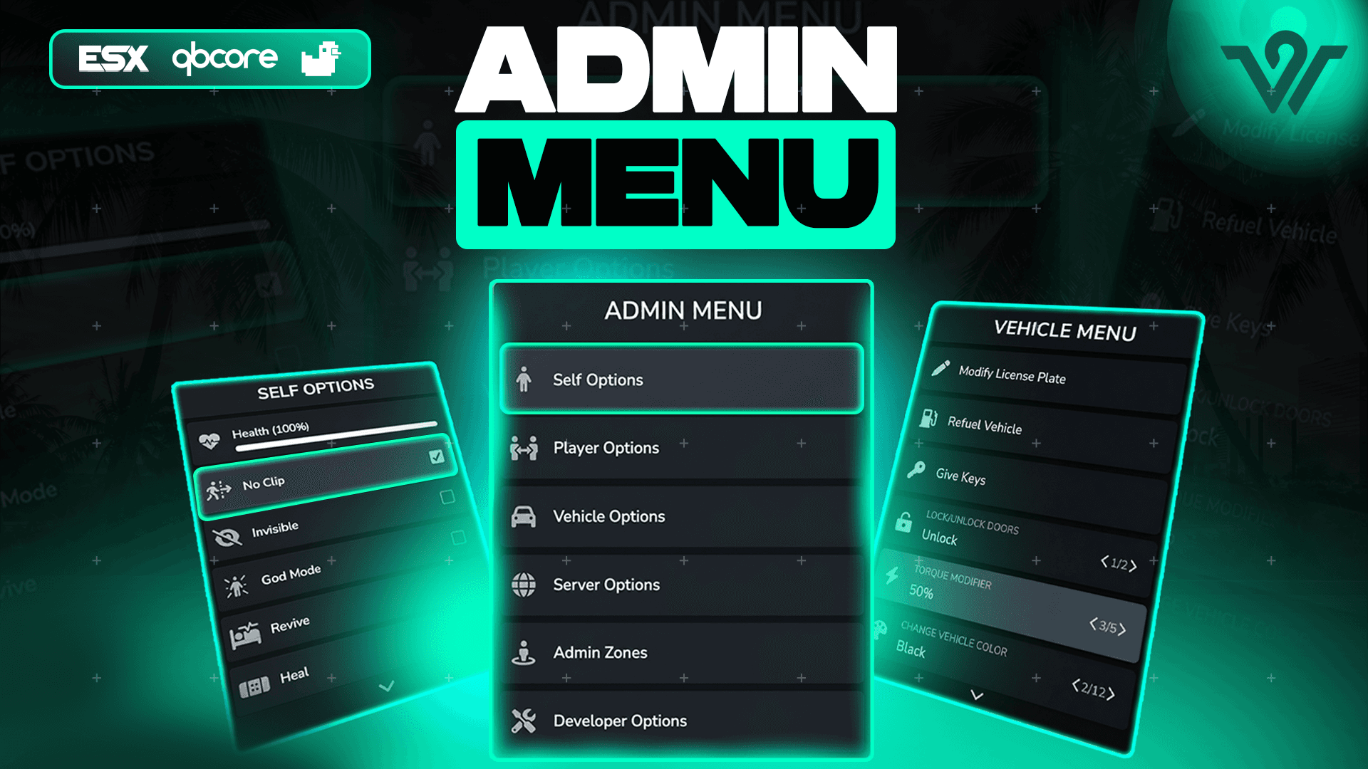Advanced Admin Menu