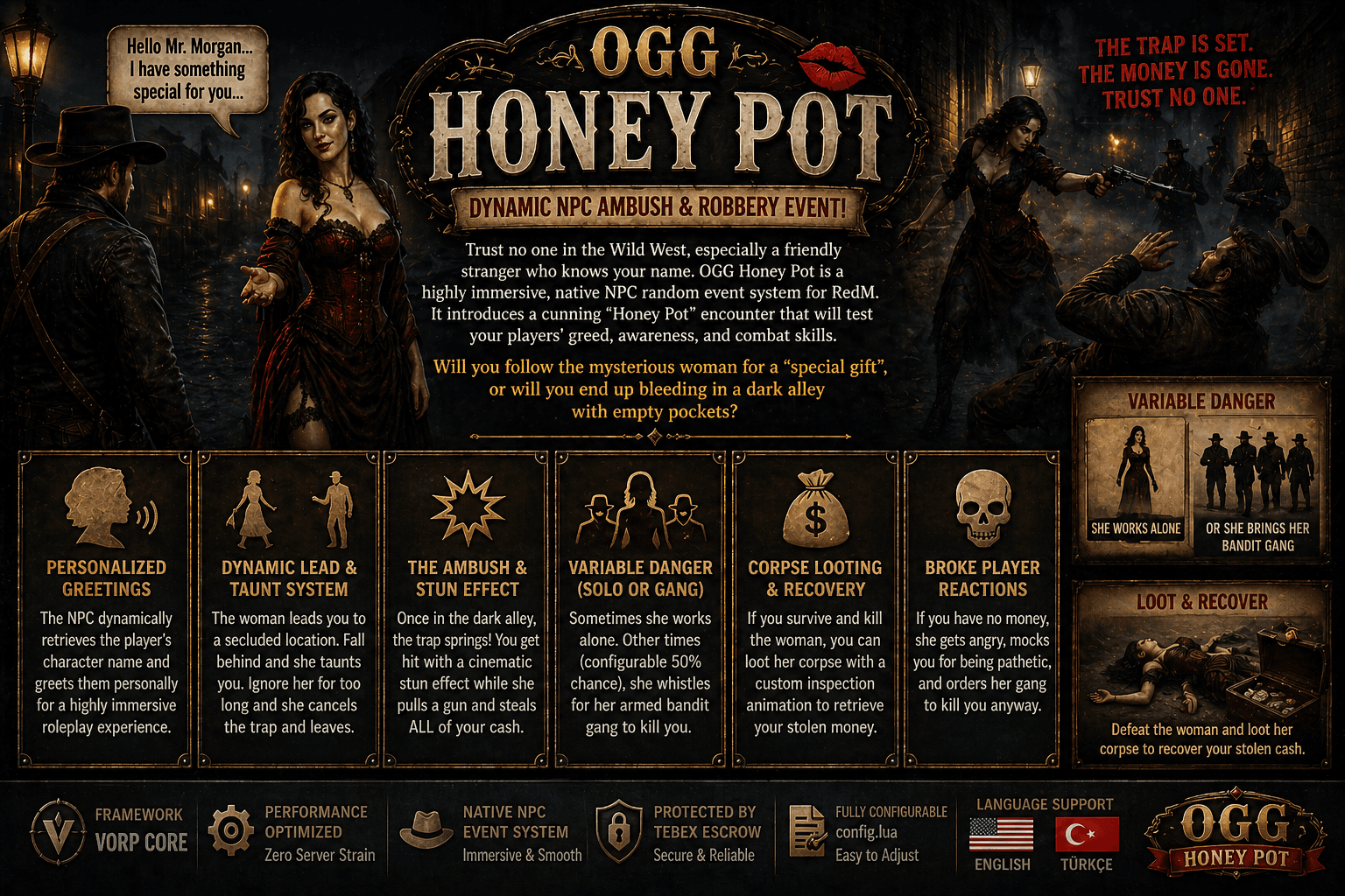 OGG HONEY POT - Dynamic NPC Ambush & Robbery Event!