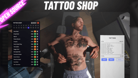 VMS Tattoo Shop (Open Source)