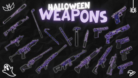 Halloween Weapons Pack  (Addon Pack)