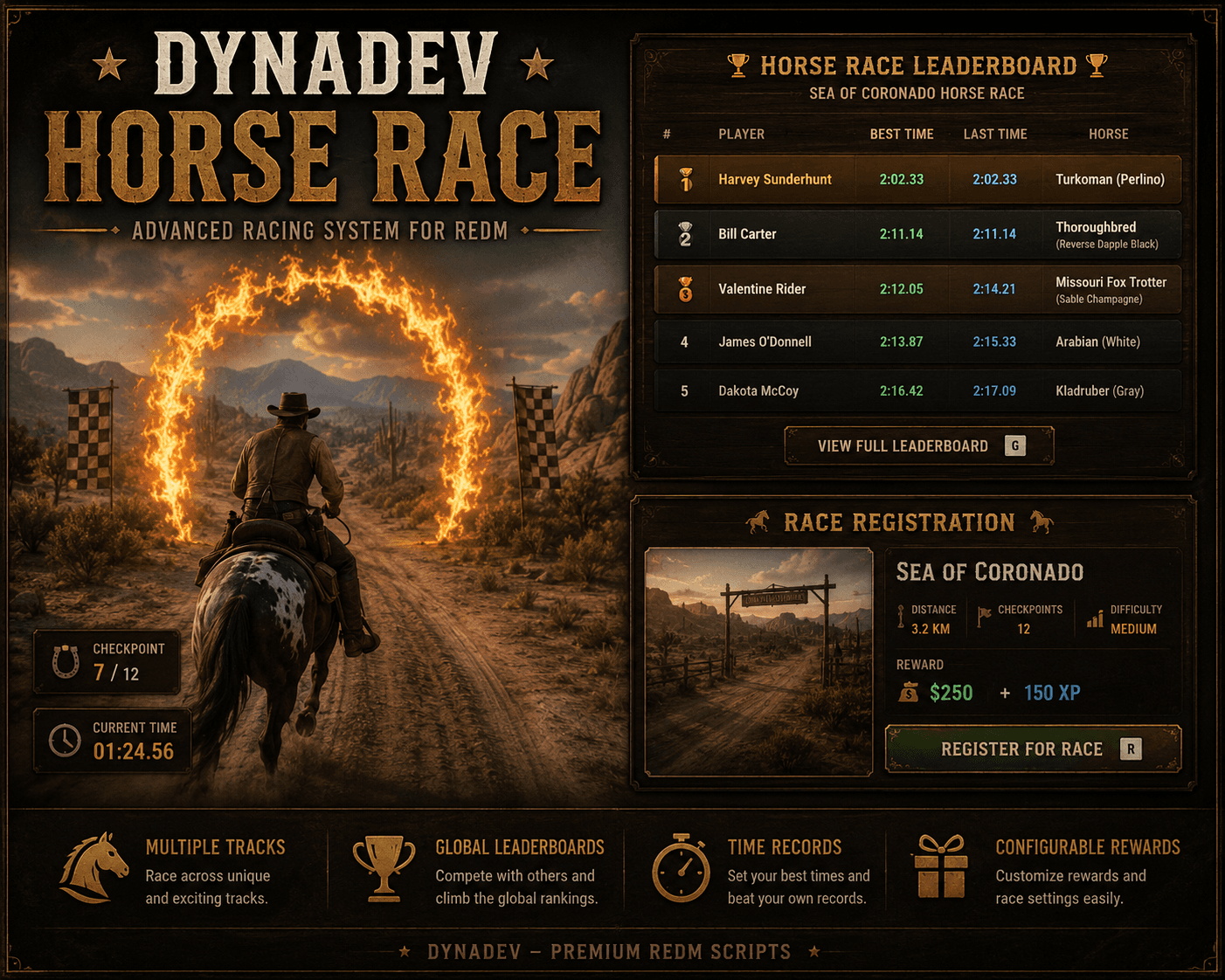 DynaDev Horse Race